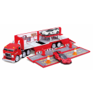 Fresh Metal Ferrari Evolution Hauler with 2 Cars