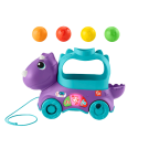 Poppin' Triceratops Toy, Musical Dinosaur Pull Toy UK / English Version