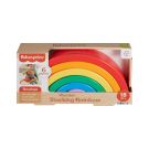Fisher-Price Toddler Toy Wooden Stacking Rainbow, 6 Wood Pieces