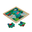 Fisher-Price Toddler Toys Wooden Jigsaw Puzzle Collection, Space Ocean Jungle Music Themes