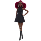 Barbie Basics Collectible Doll, Model 03 with Red Curly Hair, Black Dress & Boots