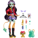 Monster High Jinafire Long Doll, Dragon with Pet Dog Cloudy “Yun Yun” and 7 Accessories like Sketch Pad, Yogurt Drink, Backpack and More