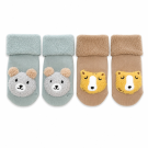 Animals 2pk Towelling Socks