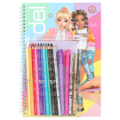 Top Model Colouring Book & Pen Set