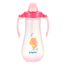 Pigeon Tall Straw Bottle - Pink 