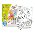Crayola Mini Kids Maxi Coloring Pages 18P And Markers 4Ct, Uni-Creatures