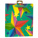 Large Neon Stars Gift Bag