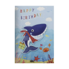 Sharky Birthday Card