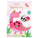 Happy Birthday Dino Card