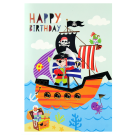 Happy Birthday Pirate Card