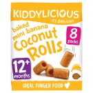 Mini Coconut Rolls Banana 6x6.8g 