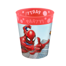 Reusable Spiderman Crime Fighter Party Cup 250ml