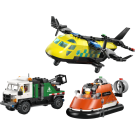 City Airplane, Service Truck & Hovercraft Remix 60505