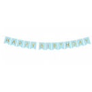 BANNER HAPPY BIRTHDAY - LIGHT BLUE