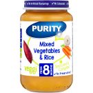 Purity 8M 3 Mixed Veg & Rice (200ml)