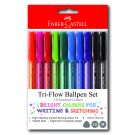 Faber Castell Triflow Ballpens 10pc