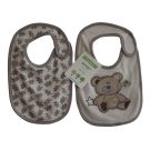 Deluxe Baby Bibs - Naturals 2 Pack