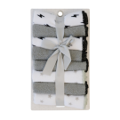 Snuggletime 8pk Super Soft Washcloths - Grey Stars