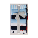 Washcloth Blue Stripes- 8 Pack