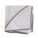 Snuggletime Hooded Towel- Grey Star