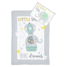 Camp Cot Comforter 2pc - Friendly Elephant 