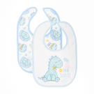 Fashionation 2PK Jersey Bibs - Dino