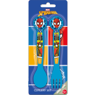 Spiderman Arachnid Grid 2 Piece PP Cutlery Set