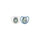 NUK Silicone Space Night Soother (6-18 Months) Boy - 2 Pack