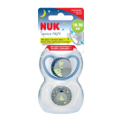 Silicone Night & Day Soother Boy 18-36 months 2 Pack