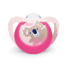 Silicone Star Soother Pink 18-36 months 1 Pack
