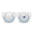 NUK Silicone Star Soother Blue & Koala (0-6 Months) - 2 Pack