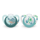 NUK Silicone Star Soother (6-18 Months) - 2 Pack