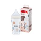 NUK Perfect Match Baby Bottle – 3+ Months Teat, Medium Flow, 260ml - Cotton