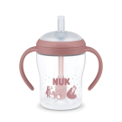 NUK Perfect Match Straw Learner Bottle Girl 8M+