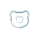 Stroller Hooks 2 Pack Bear Shape - Blue