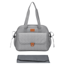 Totes Babe Popcorn Diaper Tote Bag - Grey