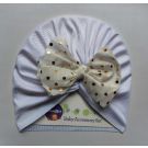 Sequined Turban White