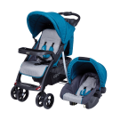 Diamond Travel System  - Teal / Grey