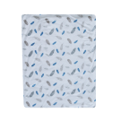 Snuggletime Mink Sherpa Blanket - Blue Feather - 75 x 100cm