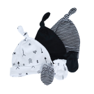 Hats & Mittens Set 6 Piece Black