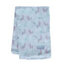 Bamboo Muslin Receiver - Pink Llama