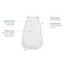 Plush Sleep Sac White - 6-18 months