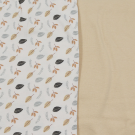 Snuggletime Swaddling Receiver Blanket 2PK - Natural Leaf