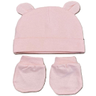 Baby Pink Hat and Bootie Set