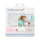 Cuddlewrap Swaddle Blanket - Pink Stars