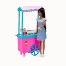 Caylee Ice Cream Cart Playset with Brown Hair 
