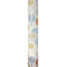 Pastel Birthday Balloons Gift Wrap Roll 2M