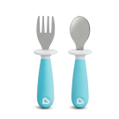 Munchkin Raise Toddler Fork & Spoon Set - Blue