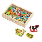  Wooden Animal Magnets