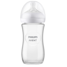 Philips Avent Natural Response Glass Bottle (Flow 3) - 240ml